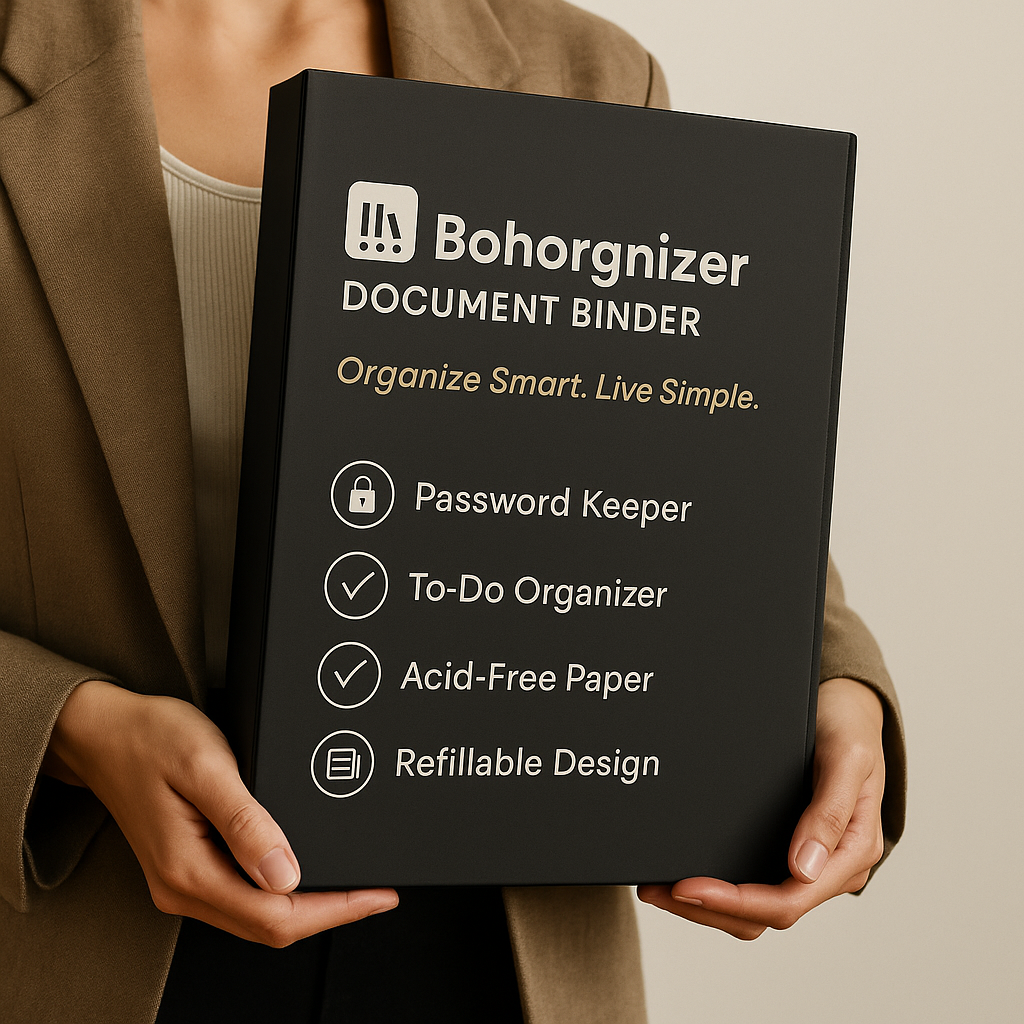 Bohorgnizer Document Binder